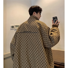 1港风模特夹克男大码夹克男女情侣百搭外套男JK8750P95控128，男装夹克，星座226-2