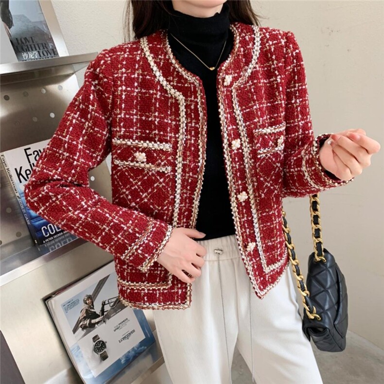 高端定制面料时尚大方优雅时尚外套，其它，荷塘月色