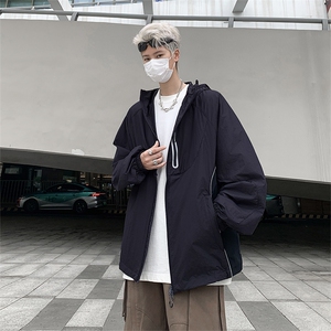 夏季新款美式复古防晒衣男户外轻薄宽松透气夹克 现货W8243-P48图片