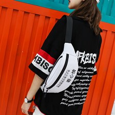 日系胸包百搭ins运动单肩包腰包男潮牌街头潮流个性斜挎包，鞋类箱包男包，星座510A-2