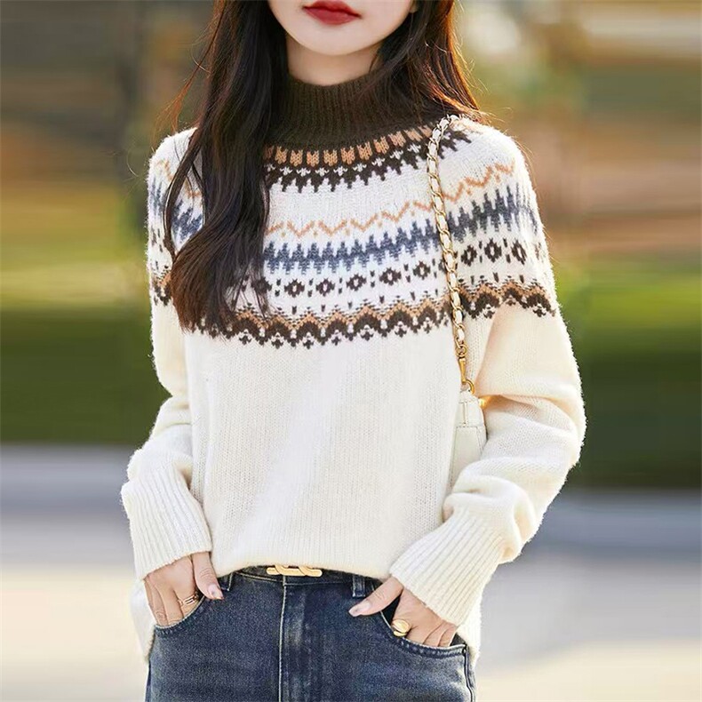 6007，女装针织衫/毛衣，暖姿羊绒