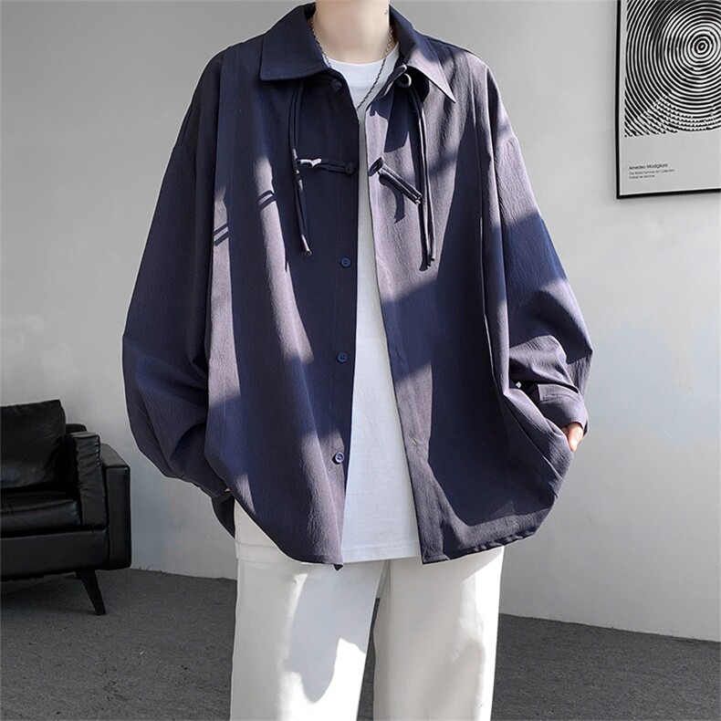 现货DSA059-CS7897-P48控68高品春夏衬衫长袖宽松百搭基础款式,男装衬衫,电商A059
