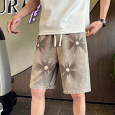DK353P5878小伙风店主风扎染工装休闲短裤百搭五分裤男，男装牛仔裤，电商B340