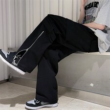 夏季青春流行时尚潮流九分裤男日系宽松型休闲运动裤K3627-P42，男装休闲裤，星座512-2