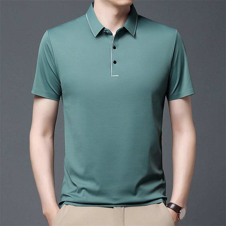 夏季男短袖T恤商务休闲男装中年翻领polo衫半袖上衣JD6816-P57,男装Polo衫,星座1105-3