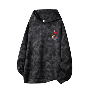 得物供货、重磅420克现货 麂皮绒扎染卫衣HD019-1-WL25151ZR-P45图片