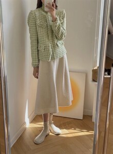 2021新款羊毛款小香风 /绿色系图片