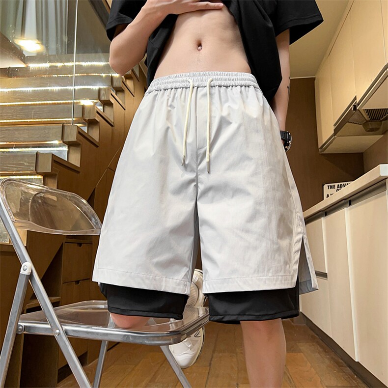 现货 夏季工装短裤男ins潮牌休闲百搭潮流痞帅五分裤D02517-P43图片