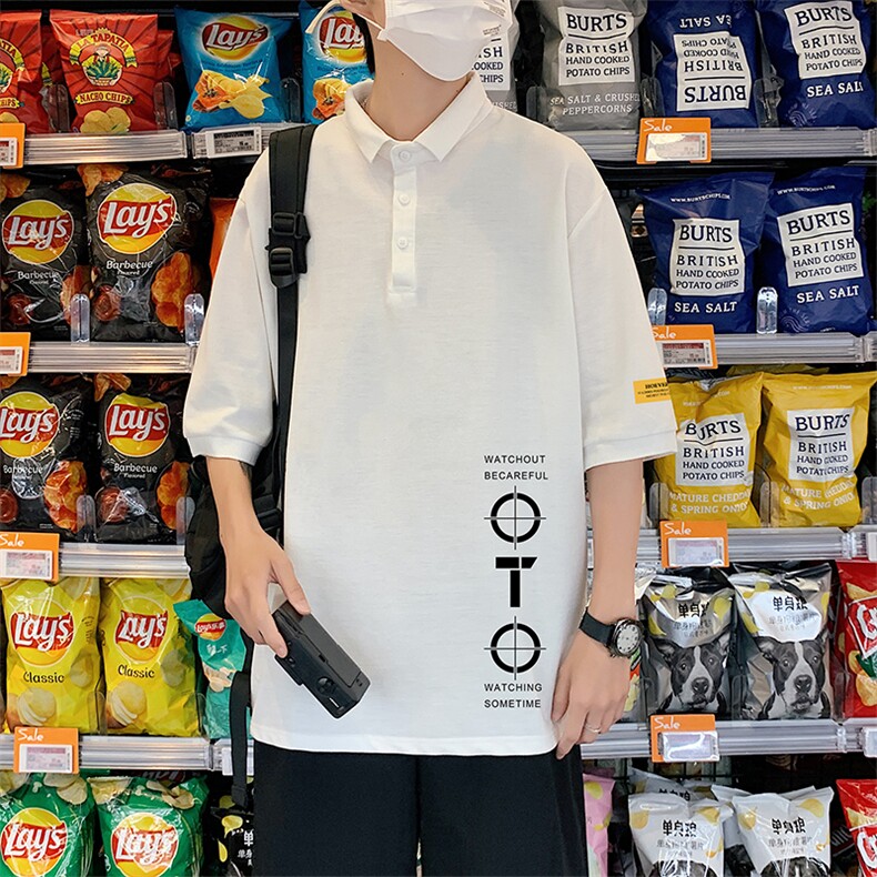 PL57114-P35翻领短袖polo衫男大码胖子半袖t恤男有领保罗衫模特，男装Polo衫，电商A040