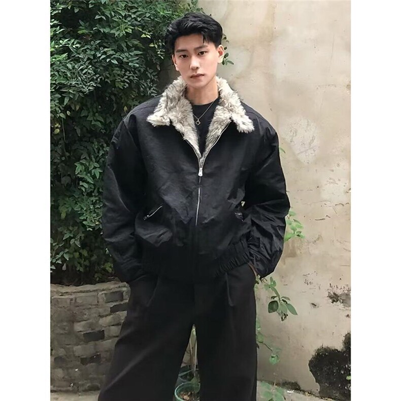 JY671-P105款冬季棉服棉衣男生保暖运动休闲潮牌帅气外套,男装棉衣,星座1501-3