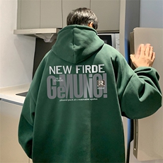 抖音得物供货可提供视频秋冬重磅美式宽松连帽卫衣DL1998，男装卫衣，电商A486