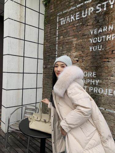 【现货】冬季新款中长款特色口袋羽绒服，女装羽绒服，E莎