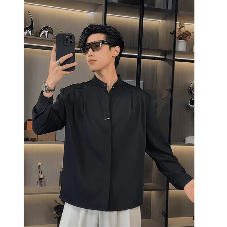 网图慎用~百象服饰直播长袖衬衫T7708/P50,男装夹克,电商B331