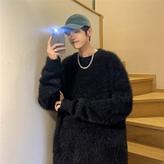 M816P65秋冬海马毛毛衣慵懒高级感男冬季oversiz，男装针织衫/毛衣，星座512-6