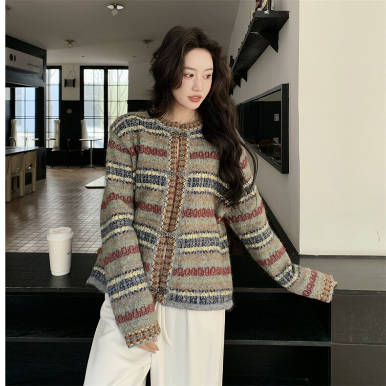 新品春秋毛衣外套616-P135-K218,针织衫/毛衣,2C275