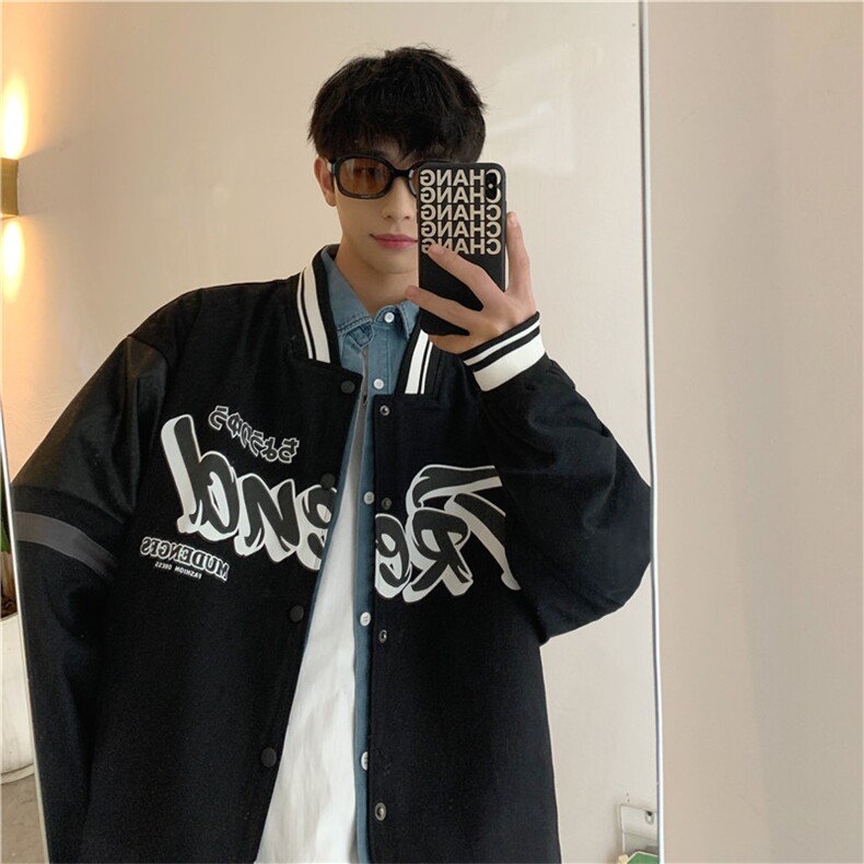 现货2025男春装新款百搭情侣棒球服夹克外套/A338-1 WT27 P85图片