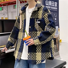 2025春秋高街外套男拼色刺绣潮牌ins百搭港风休闲设计感小众夹克，男装夹克，星座1210-1