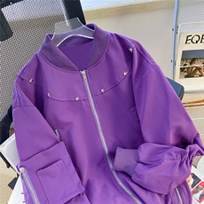 工装夹克外套女春秋款美式机能飞行员风小众设计感冲锋衣JK0011，男装夹克，星座1116A-1（原606A）