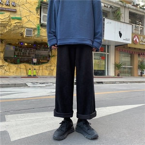 新款港风卫裤男士运动休闲裤宽松帅气百搭长裤束脚裤 K1146-P30图片