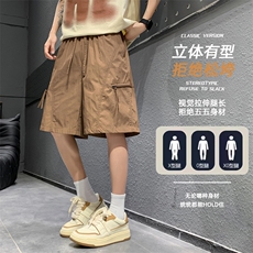 现货夏季工装短裤男ins潮牌休闲百搭潮流痞帅五分裤D02520-P38，男装休闲裤，星座308B-2