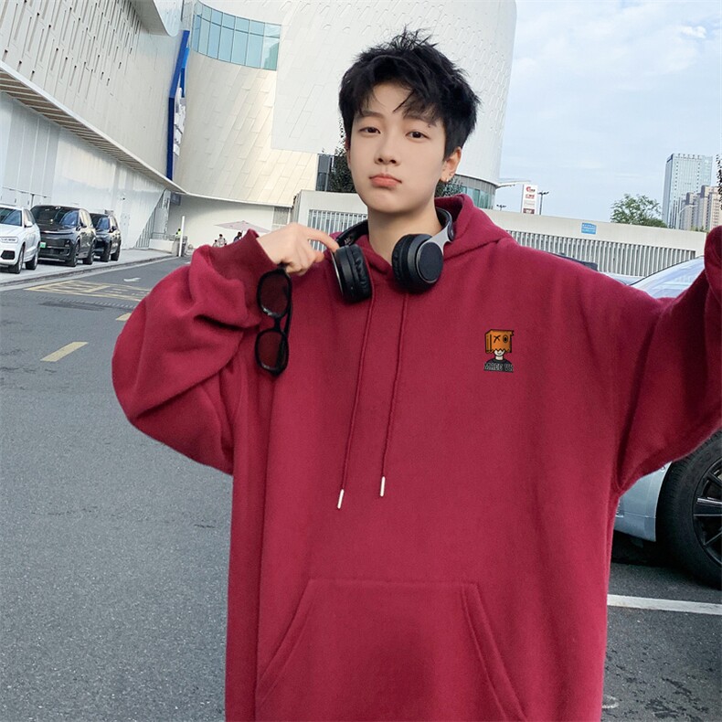 ！连帽圆领卫衣男装港风帽衫男LM173-P35,男装卫衣,电商B367