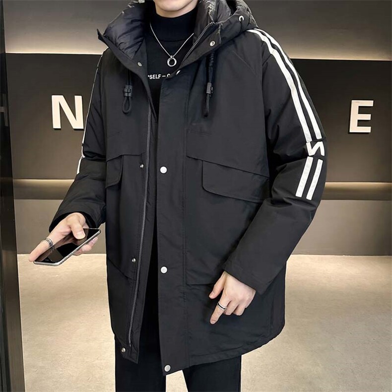 高品质重工休闲中长款工装羽绒棉棉服XZ402-2P155控208MY9022货足，男装棉衣，星座402-2