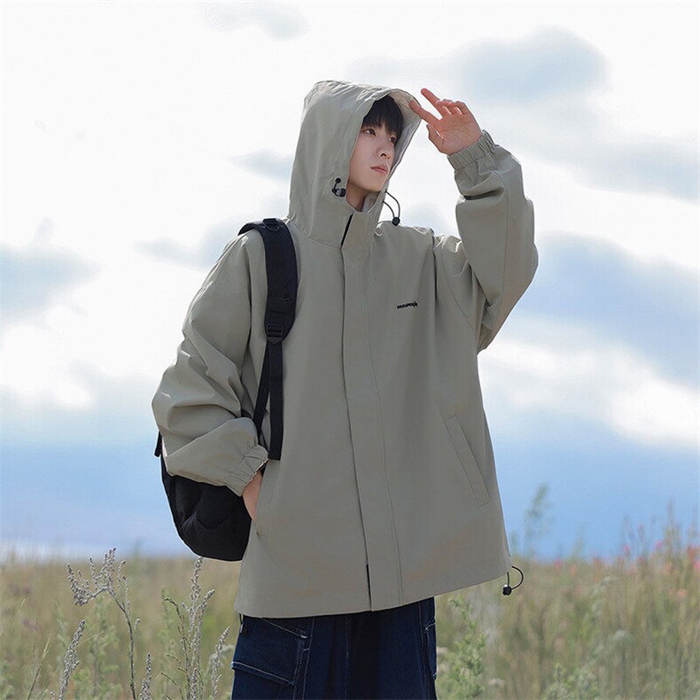 秋季户外夹克男双面穿冲锋衣外套DSA157B-JK7902-P70,男装夹克,电商A157B