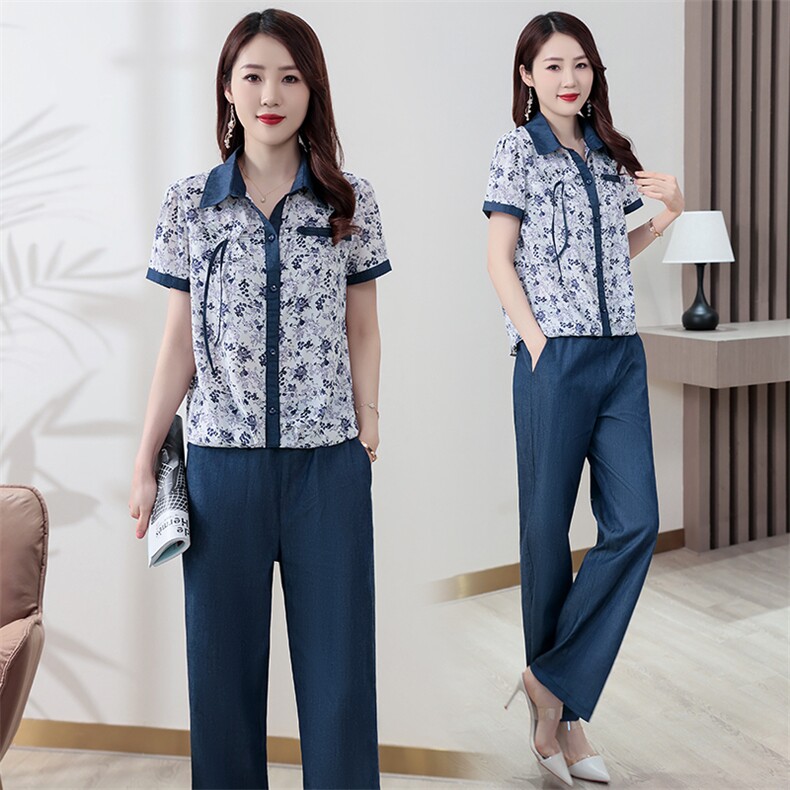 美容师工作服女长裤显瘦养生馆桑拿足疗工作服酒店足疗足浴技师服,女装套装/套裙,妙形