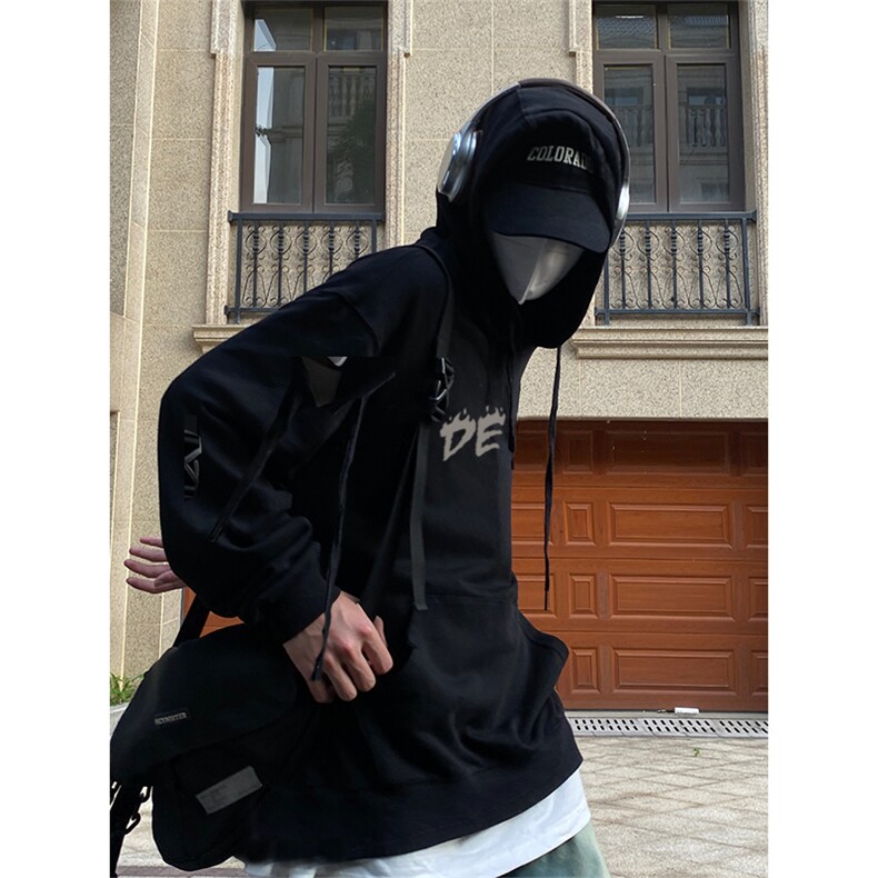 2024秋冬新款连帽骷髅印花卫衣男A613-P55已注册P图不拿货,男装卫衣,星座1007（原301D）