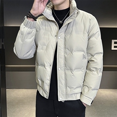 2025数据男士冬季羽绒服立领百搭鸭绒保暖青年夹克外套，男装羽绒服，电商A225
