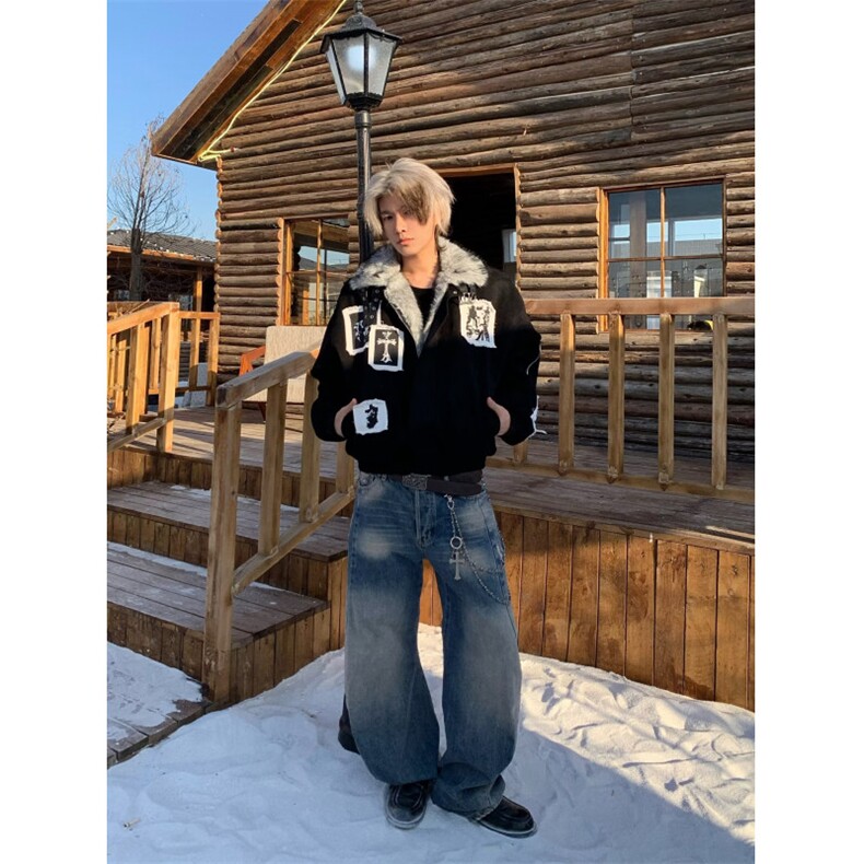 1506-1/MS50491/P126新款冬季棉服棉男生保暖面包服运动休闲潮牌,男装棉衣,星座1506-1