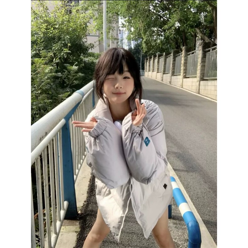 1506-1/M90011/P89美式复古刺绣字母立领棉服宽松保暖情侣外套,男装棉衣,星座1506-1