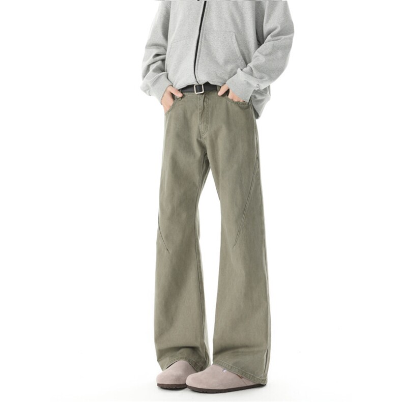 B221美式ins高街暗黑宽松直筒洗褪牛仔裤LK25434-特P50控88，男装牛仔裤，电商B221