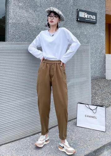 弹力休闲裤，女装休闲裤，研秀