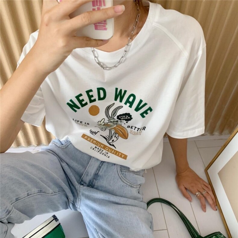 新款短袖，版型超好，女装，里奈(5F)