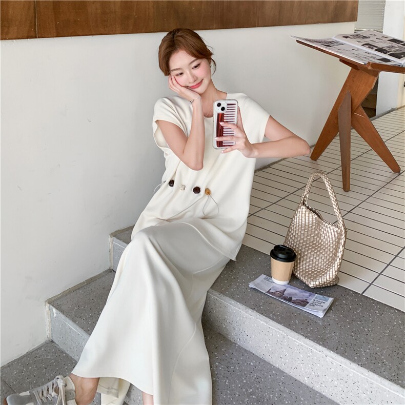 现货2D078-T1950-P195K298打底+设计感马甲+半裙两穿3件套高智风,女装套装/套裙,2D078