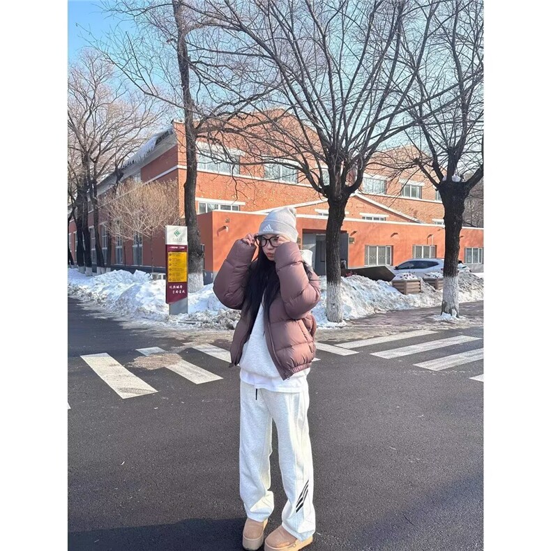 港风秋款男休闲卫裤三条杠条纹拼接直筒宽松长裤h0440P38,男装休闲裤,星座1013-1
