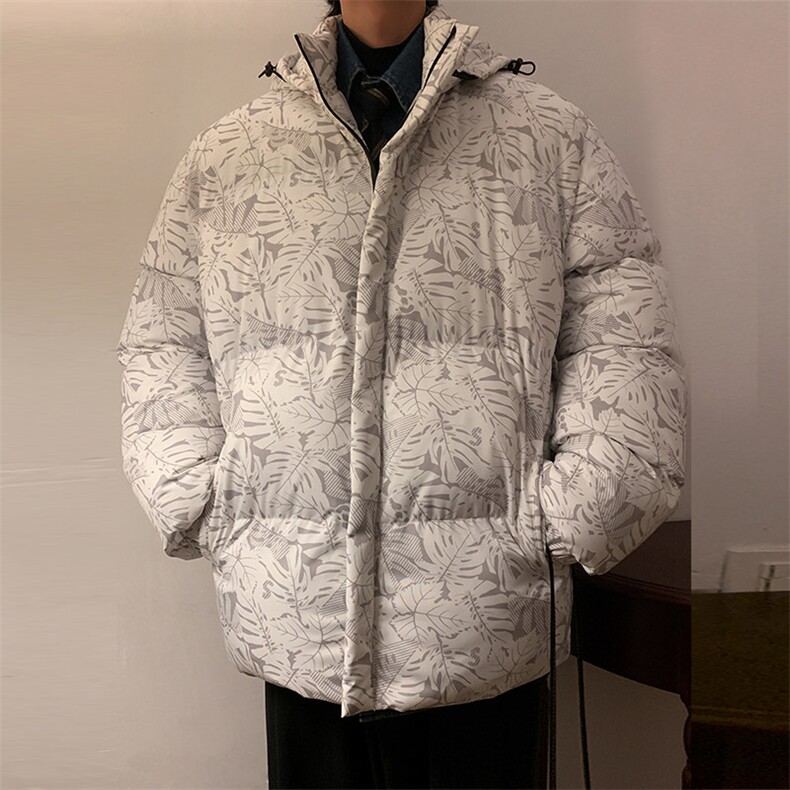 港风2026新品冬季宽松情侣装男装棉衣棉服冬装加厚外套D004-P85,男装棉衣,星座717