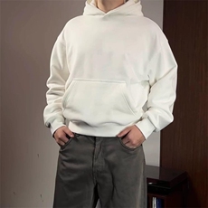 抖音得物二开26春装美式高街短款廓形连帽卫衣男女外套LM01，女装短外套，电商A486-1