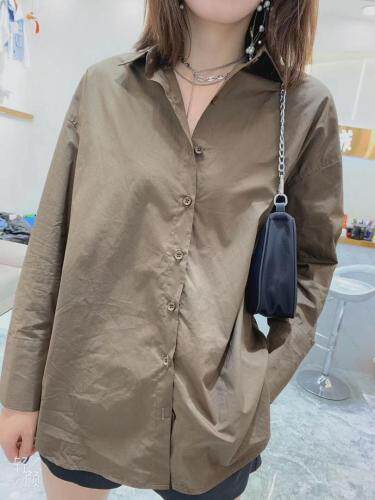 【现货】春装新款韩版宽松衬衫，女装衬衫，依洛菲