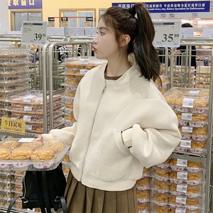 现货 韩版宽松休闲百搭棒球服外套女春款 2D075-(P135-K185)图片