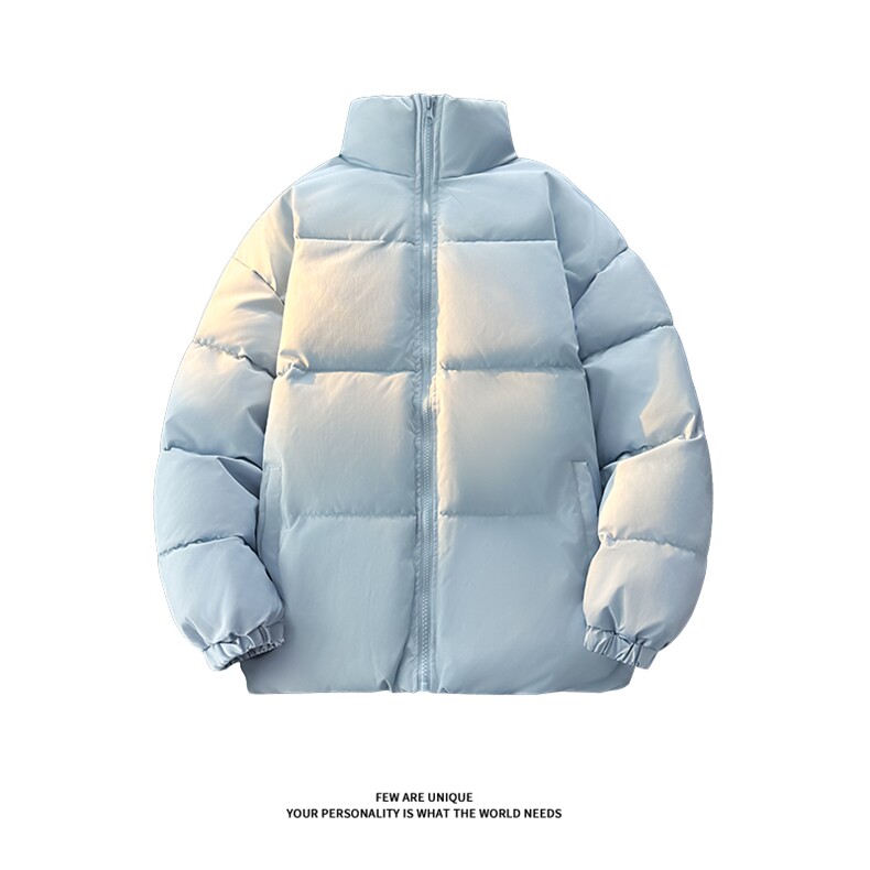 纯色简约棉服重磅立领保暖棉衣高街百搭痞帅情侣D2200-TP35不,男装棉衣,电商A102