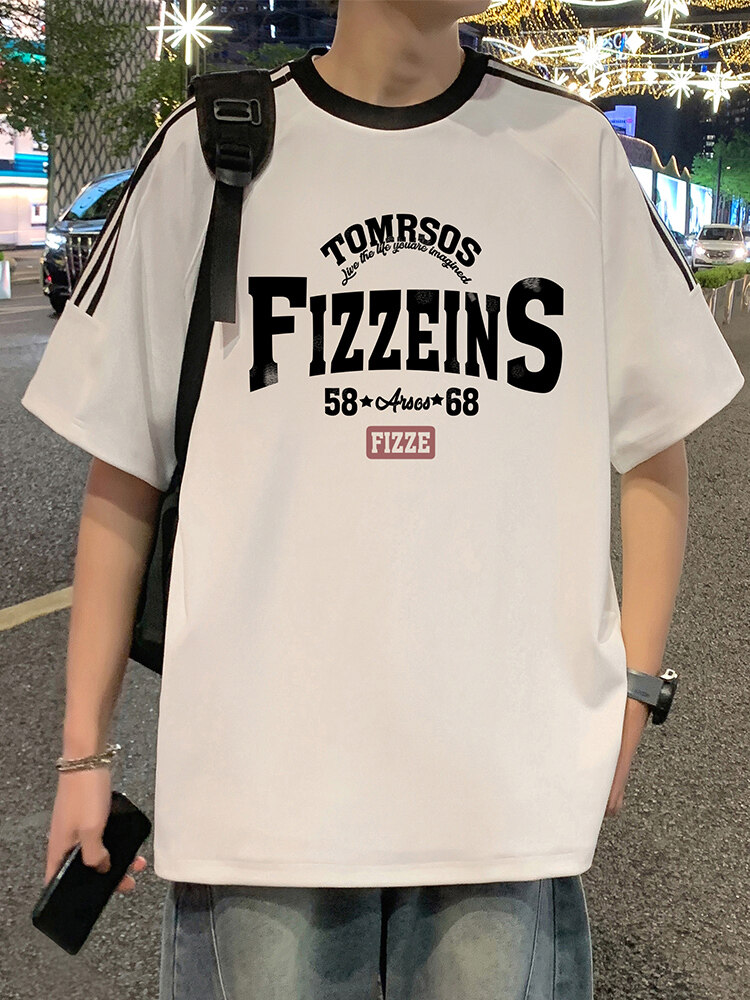 CT003港风潮牌高街美式短袖T恤男夏季新款宽松重磅纯棉体恤,男装T恤,星座304A