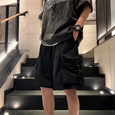 夏季立体大口袋工装松紧系绳短裤男休闲宽松裤X5475-TP40控价68，男装休闲裤，电商A102-1