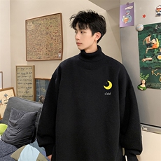控68高领毛衣男士大码内搭毛线衣男GM45047-P45加绒款-P65，男装针织衫/毛衣，电商A040