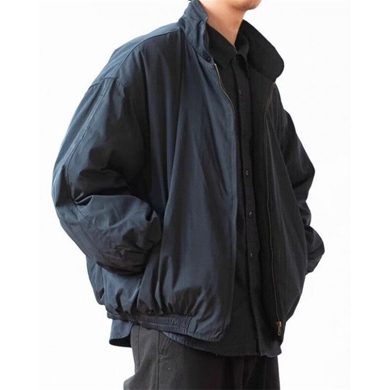 日系复古立领短宽加厚夹棉棉服夹克男女休闲宽松保暖外套JA125,男装夹克,星座1116A-1（原606A）