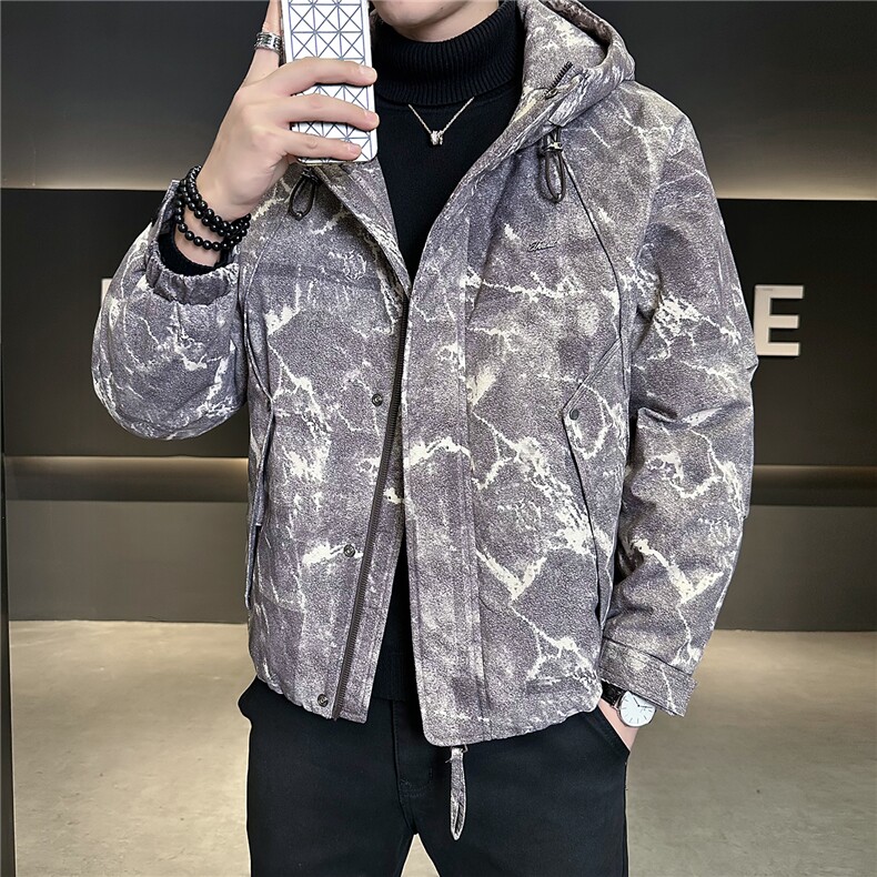 M-3XLB3533813P220绿连帽2025冬羽绒服【标50控活动价308】,男装羽绒服,电商B353