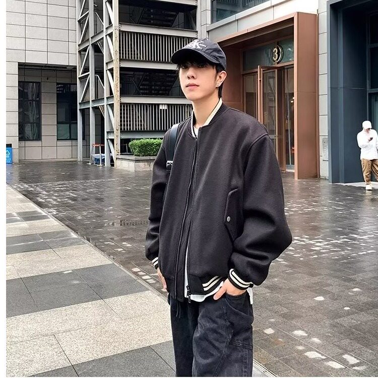现货DJK9214-批63美式重磅毛呢夹克棉服男款冬季加厚,男装夹克,星座603-2