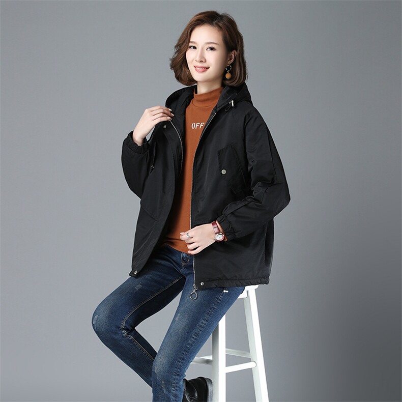 休闲时尚棉衣/棉服潮流舒适2020年冬季优雅连帽长袖,女装棉衣/棉服,独衣靓