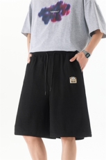 8XL-M2025夏季特大码阔腿短裤男高街ins宽松垂感休闲裤DK1510P45，男装牛仔裤，电商D206-1